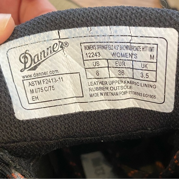 DANNER Women's Springfield 4.5" Composite Toe NMT Hot Work Boot - Picture 10 of 11